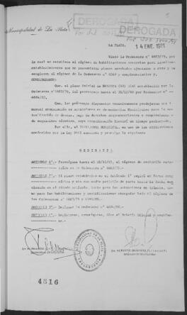 Ordenanza n° 4816 de 1981
