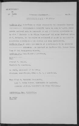 Ordenanza n° 1719 de 1949