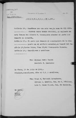 Ordenanza n° 1588 de 1949