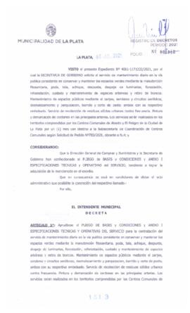 Decreto nº 1513 de 2021, GARRO, Julio cesar