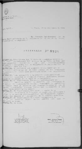 Ordenanza n° 8728 de 1996