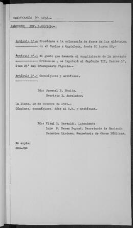 Ordenanza n° 1838 de 1949