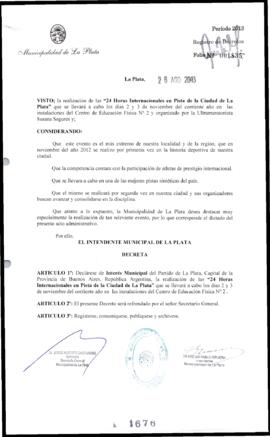 Decreto n° 1676 de 2013, Bruera, Oscar Pablo