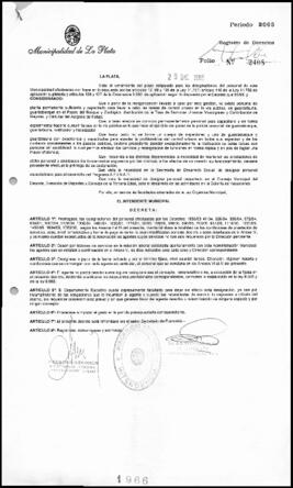 Decreto n° 1966 de 2005, Alak, Julio Cesar
