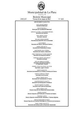 Boletín Municipal nº 1233 - viernes, 2 de junio de 2023