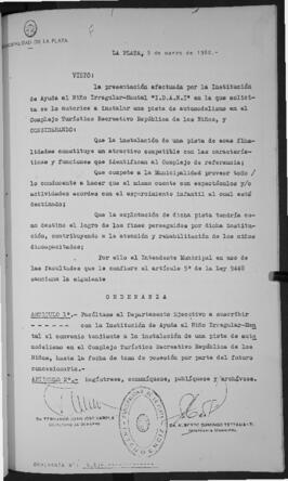 Ordenanza n° 4674 de 1980