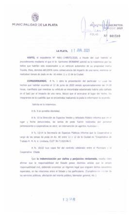 Decreto nº 1296 de 2021, GARRO, Julio cesar