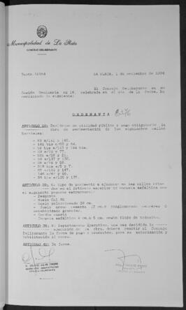 Ordenanza n° 8376 de 1994