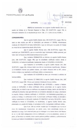 Decreto nº 2690 de 2021, GARRO, Julio cesar