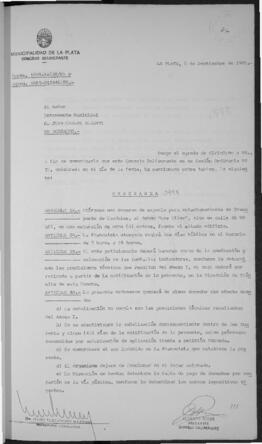 Ordenanza n° 5999 de 1985