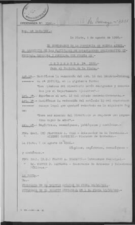 Ordenanza n° 3500 de 1966