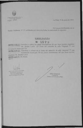 Ordenanza n° 9579 de 2003