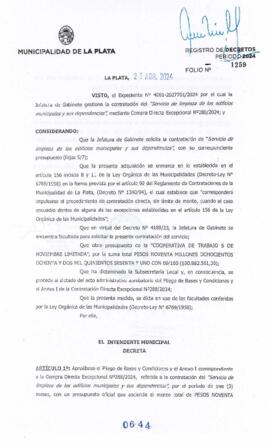 Decreto nº 644 de 2024, ALAK, Julio Cesar