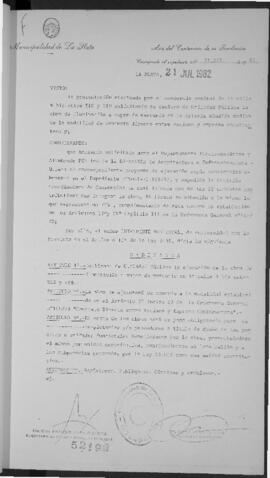 Ordenanza n° 5219 de 1982