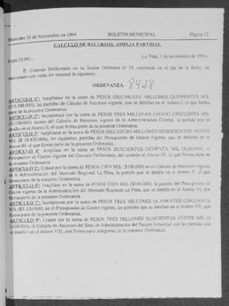 Ordenanza n° 8428 de 1994