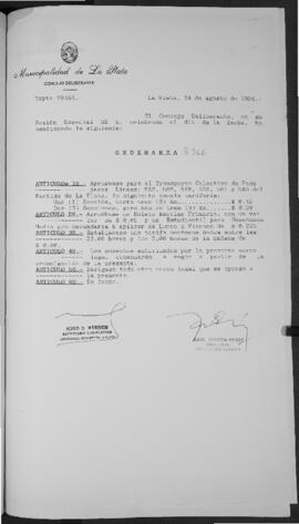 Ordenanza n° 8366 de 1994