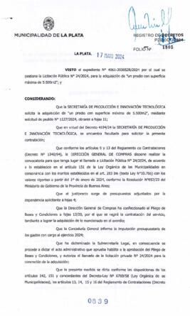 Decreto nº 839 de 2024, ALAK, Julio Cesar