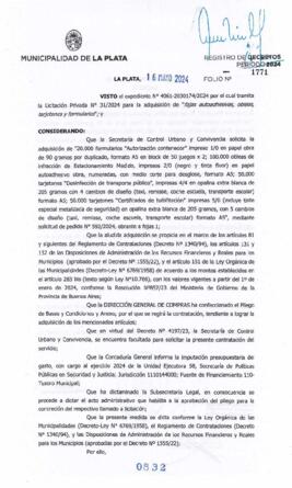 Decreto nº 832 de 2024, ALAK, Julio Cesar