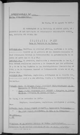Ordenanza n° 3552 de 1967