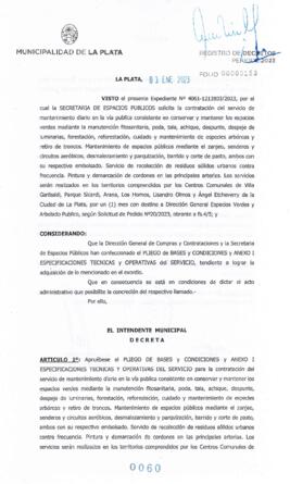 Decreto nº 60 de 2023, GARRO, Julio cesar