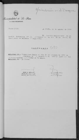 Ordenanza n° 8180 de 1993