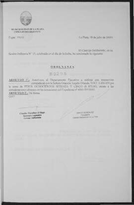 Ordenanza n° 9298 de 2001