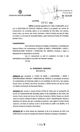Decreto nº 1657 de 2020, GARRO, Julio cesar