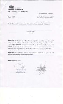 Ordenanza nº 11506 de 2017