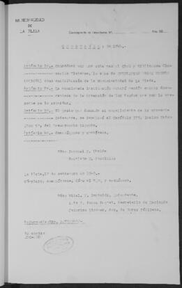Ordenanza n° 1744 de 1949