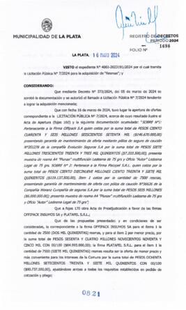 Decreto nº 821 de 2024, ALAK, Julio Cesar