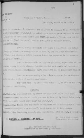 Ordenanza n° 2041 de 1956