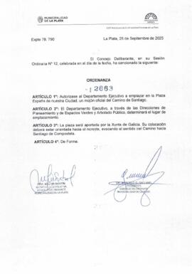 Ordenanza n° 12663 de 2025