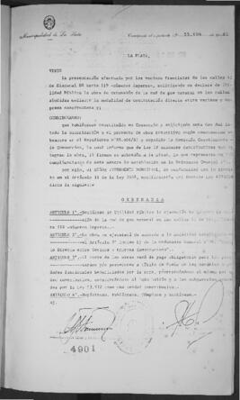 Ordenanza n° 4901 de 1981