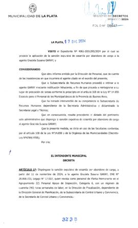 Decreto nº 3238 de 2024, ALAK, Julio Cesar