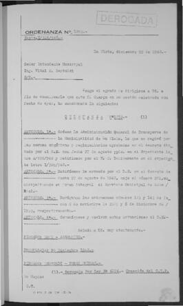 Ordenanza n° 1253 de 1948