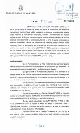 Decreto nº 4027 de 2022, GARRO, Julio cesar