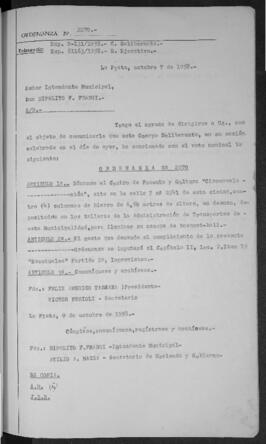 Ordenanza n° 2270 de 1958
