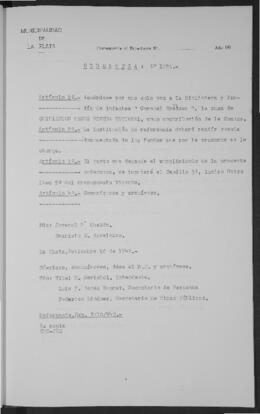 Ordenanza n° 1723 de 1949