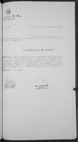 Ordenanza n° 8721 de 1996