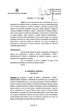 Decreto nº 1595 de 2020, GARRO, Julio cesar