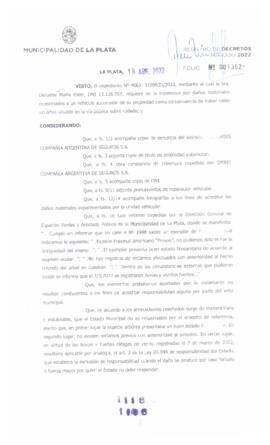 Decreto nº 1116 de 2022, GARRO, Julio cesar