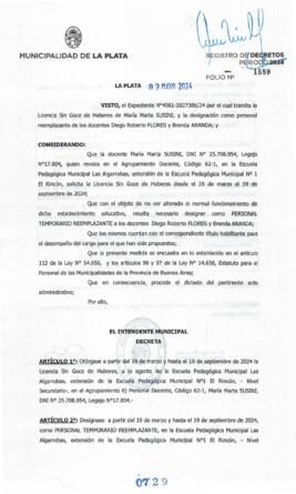 Decreto nº 729 de 2024, ALAK, Julio Cesar