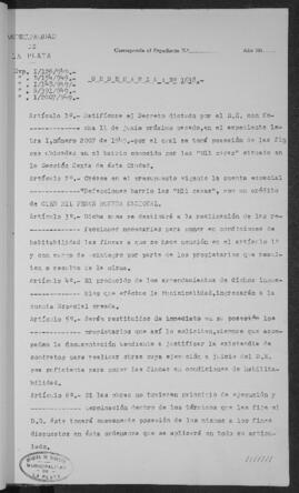 Ordenanza n° 1638 de 1949