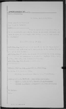 Ordenanza n° 1470 de 1949