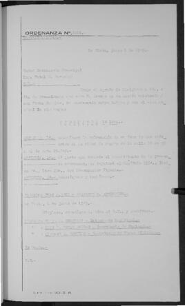 Ordenanza n° 1464 de 1949