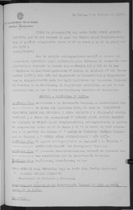 Ordenanza n° 2165 de 1958