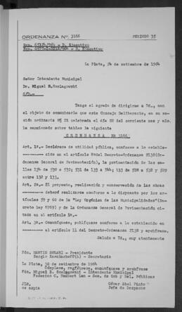 Ordenanza n° 3166 de 1964