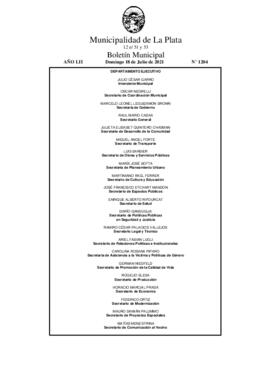 Boletín Municipal nº 1204 - domingo, 18 de julio de 2021