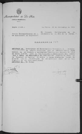Ordenanza n° 8449 de 1994