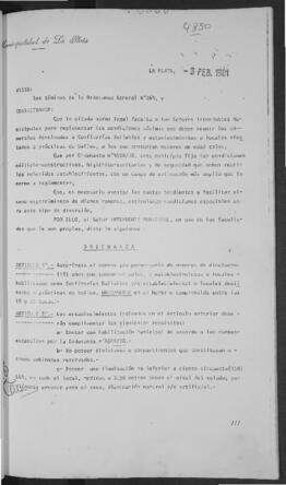 Ordenanza n° 4830 de 1981